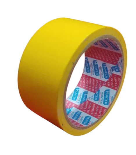 2 Inch Yellow Rexine Cloth Tape 50mm x 10M Strong Adhesive