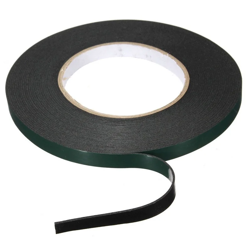 3mm Black Double Sided Foam Tape Heavy Duty Adhesive Roll