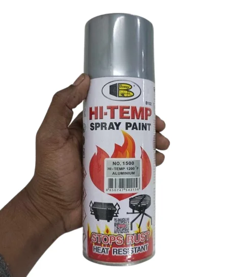 BOSNY Hi-Heat Resistant 1200°F Aluminum Spray Paint 400mL