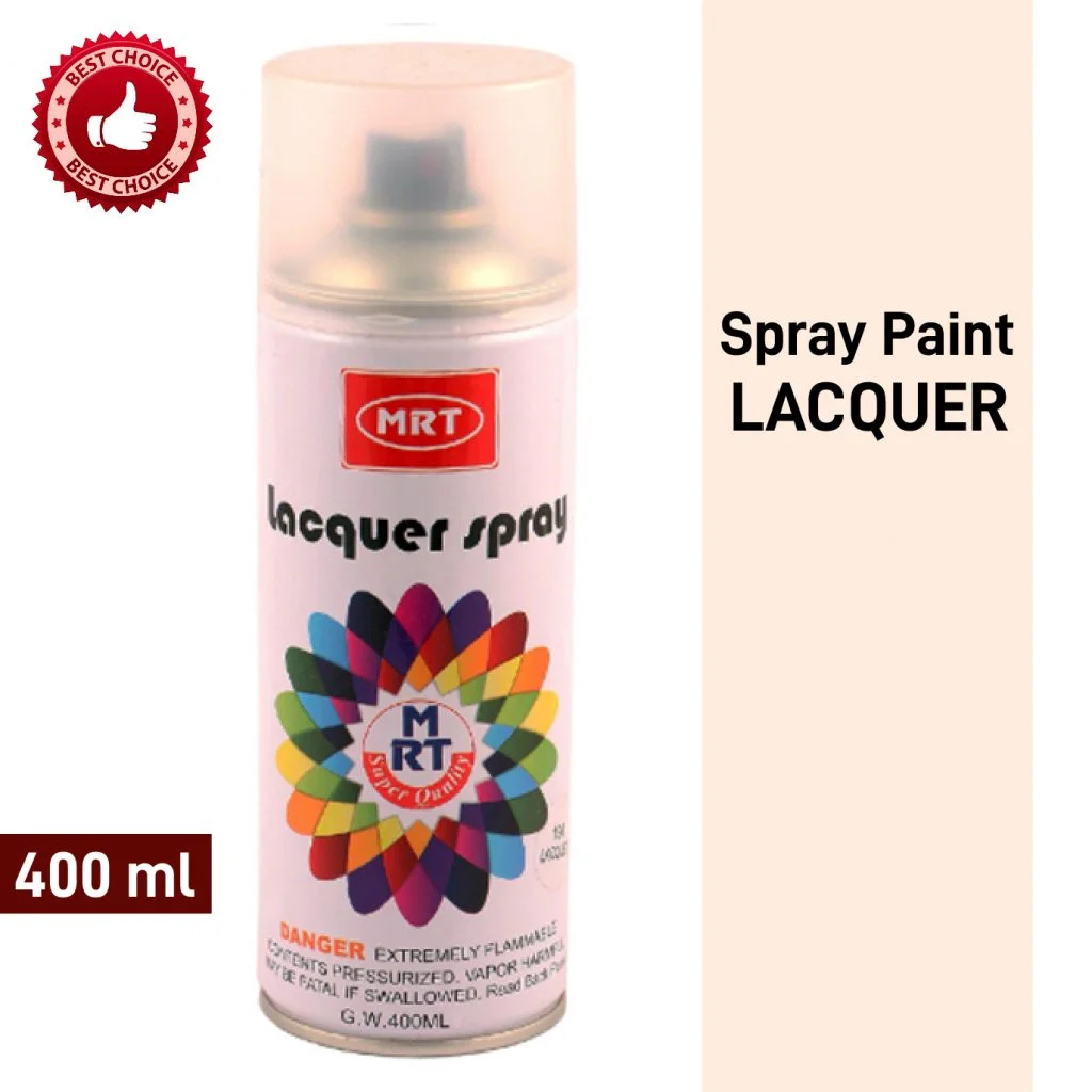 Clear Lacquer Spray Paint 400ml Gloss Finish Coating