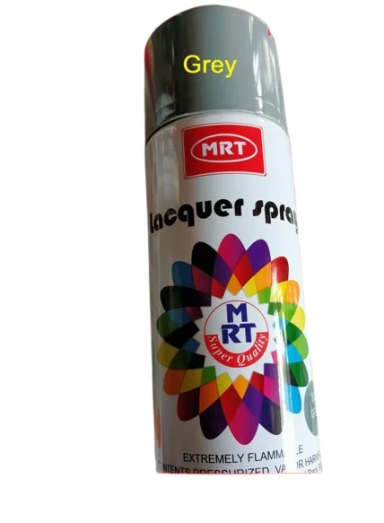 Grey Spray Paint 400ml for Metal Wood Plastic Ceramic