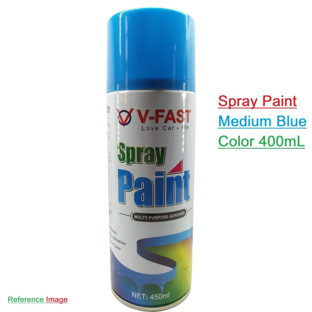 Medium Blue Spray Paint 400ml for Metal Wood Plastic