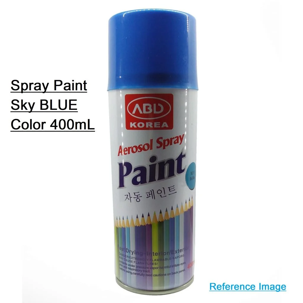 Sky Blue Spray Paint 400ml for Metal Wood Plastic Use
