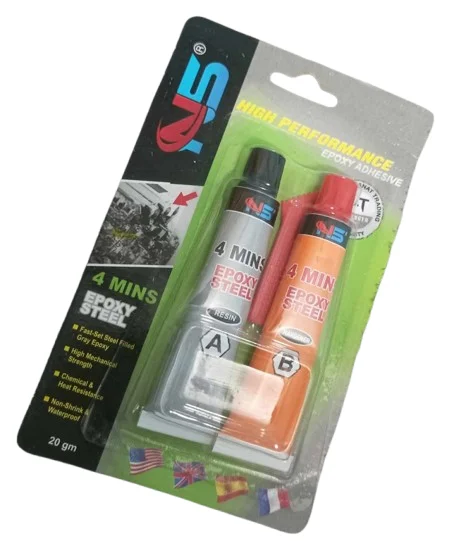 NS Steel Epoxy Adhesive 20gm 4 Min AB Glue for Metal