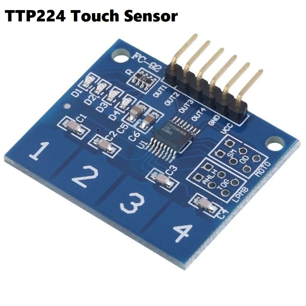 Buy 4CH TTP224 Touch Sensor Module Capacitive Switch