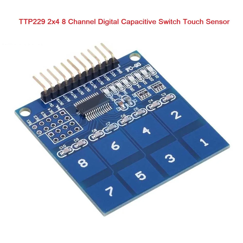 TTP229 8 Channel Touch Sensor Module 2×4 Digital Switch