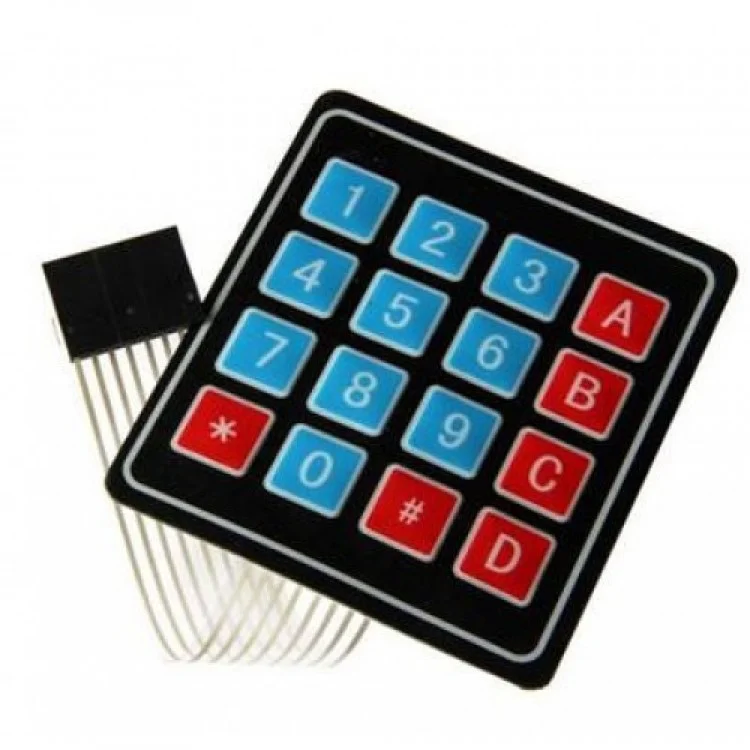 4×4 Matrix Membrane Keypad 16 Key Keyboard for Arduino