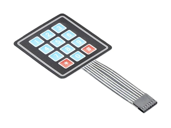 3×4 Matrix Membrane Keypad 12 Key Keyboard for Arduino