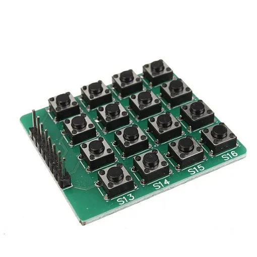 4×4 Tactile Switch Keypad 16 Button Module for Arduino