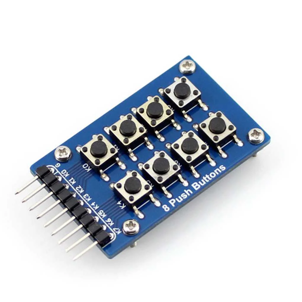 2×4 Matrix Tactile Switch Keypad 8 Button Module for Arduino