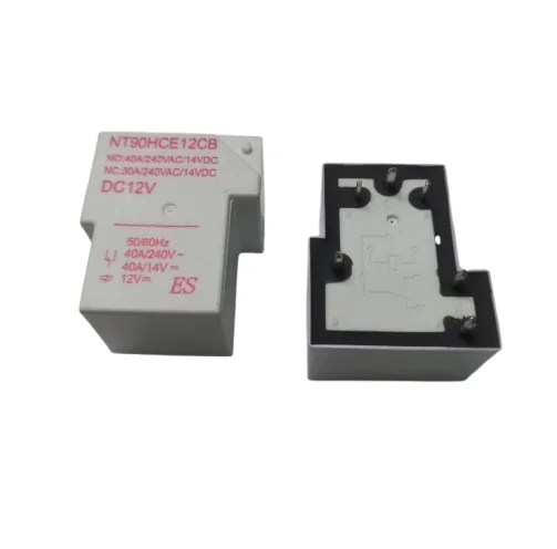 NT90HCE 12V DC Power Relay 40A SPDT 6-Pin PCB Mount Switch