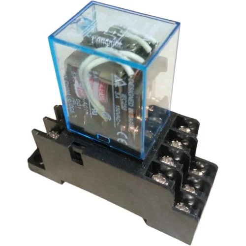 220V AC Electromagnetic Relay 14-Pin With PTF14A Base