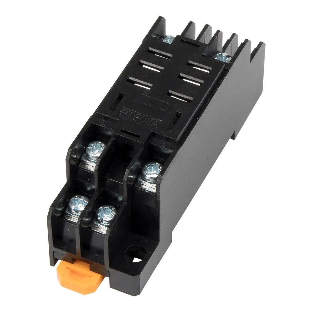 PTF08A Relay Socket 8 Pin Base for DPDT Thin Glass Relay