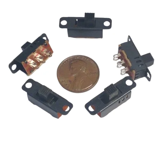 Buy DPDT 3-Position Slide Switch 6 Pin Panel Mounting