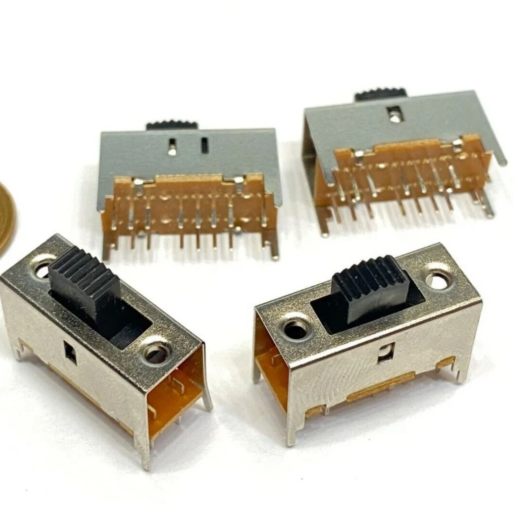 Buy 3 Position Slide Switch 16 Pin Steel Body for DIY Use
