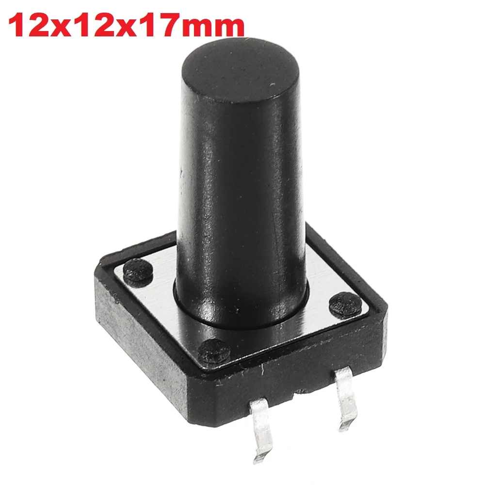 Buy 2x12x17mm Long Head 4Pin Momentary Push Button Switch