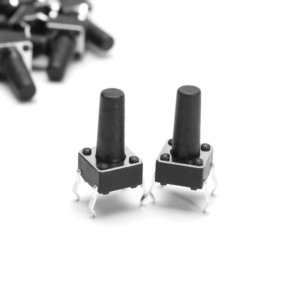 Buy 6x6x12mm 4Pin Long Head Momentary Tactile Push Switch
