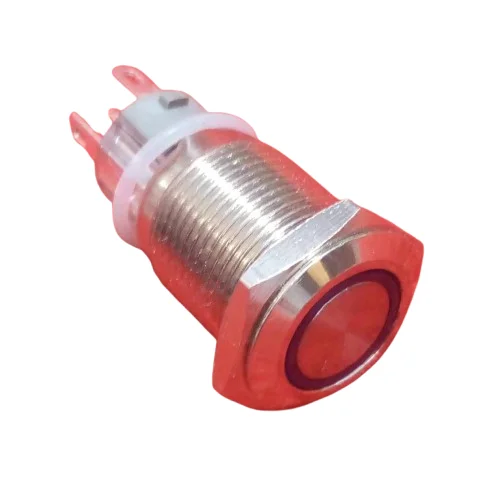 Buy 19mm LED Push Button Switch 250V SPDT Waterproof 5Pin