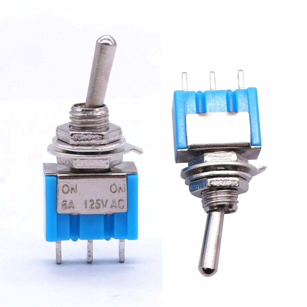 Buy ON OFF ON Self Lock Toggle Switch 3 Pin SPDT 125V 6A