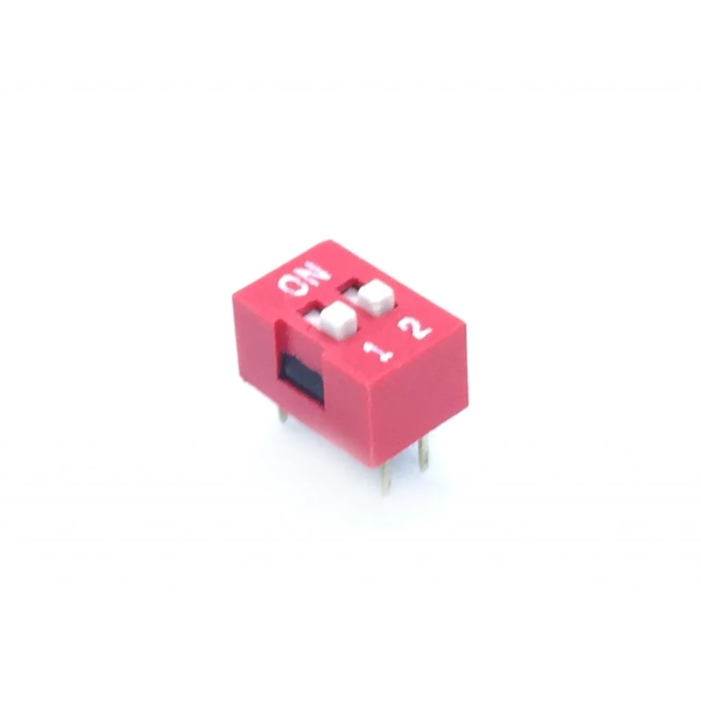Buy 2 Position DIP Switch 2.54mm Pitch 2 Pin Slide Type