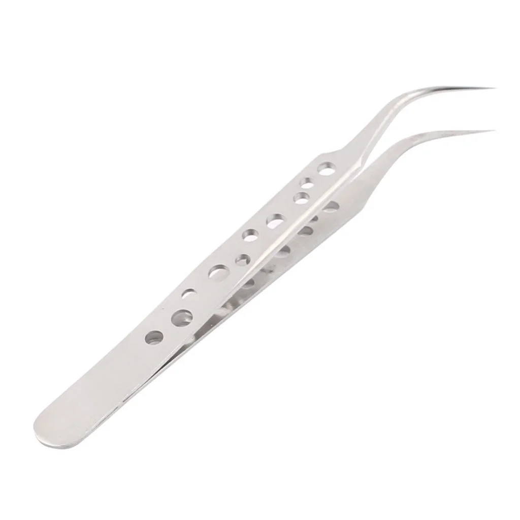 7-SA SR Curved Tweezer Stainless Steel Mobile Repair Tool
