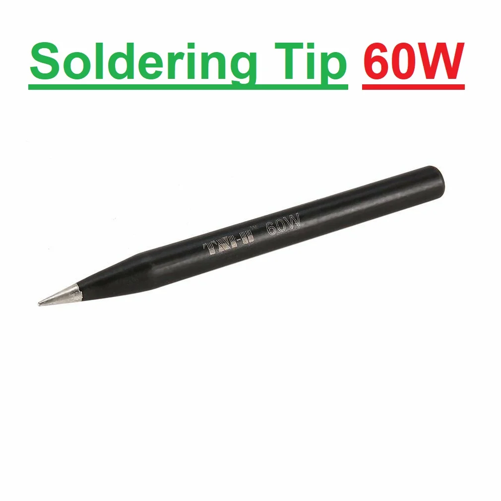 60W Black Steel Soldering Iron Bit Tip Rod For Tatal