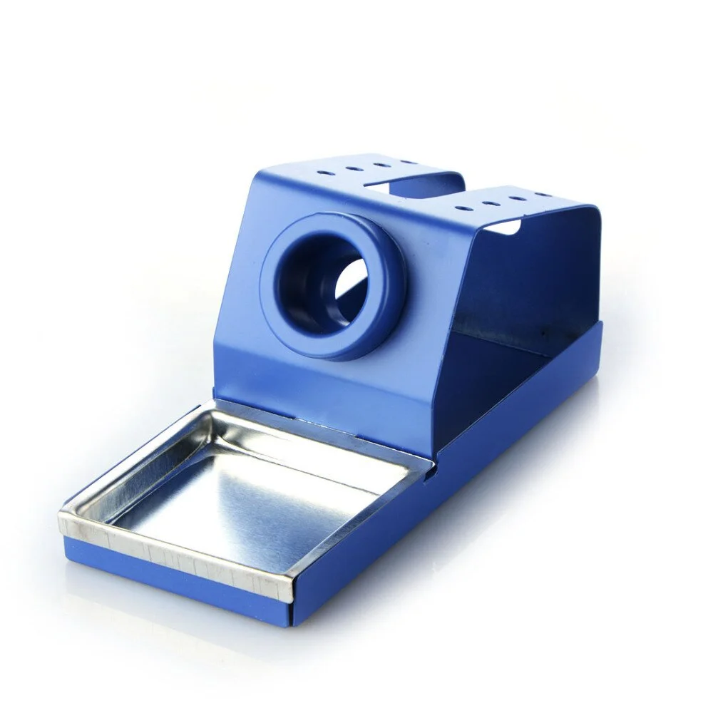 Buy Metal Soldering Iron Stand Holder With Sponge Tray