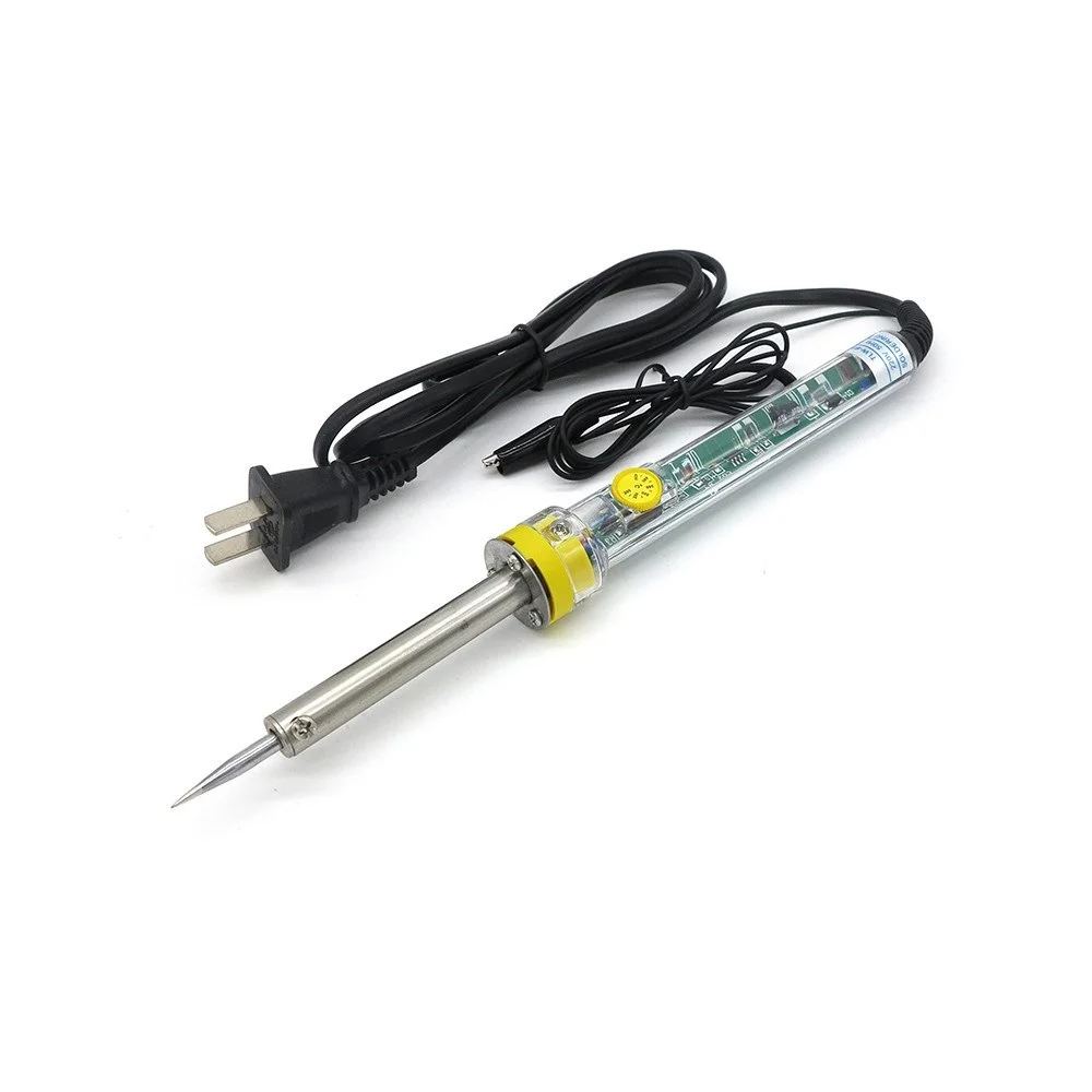 Transparent 60W Soldering Iron 220V Adjustable Temp Control