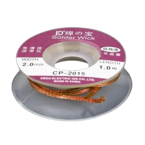 Desoldering Wick 2mm Solder Remover Wick Braid Wire 0.75m