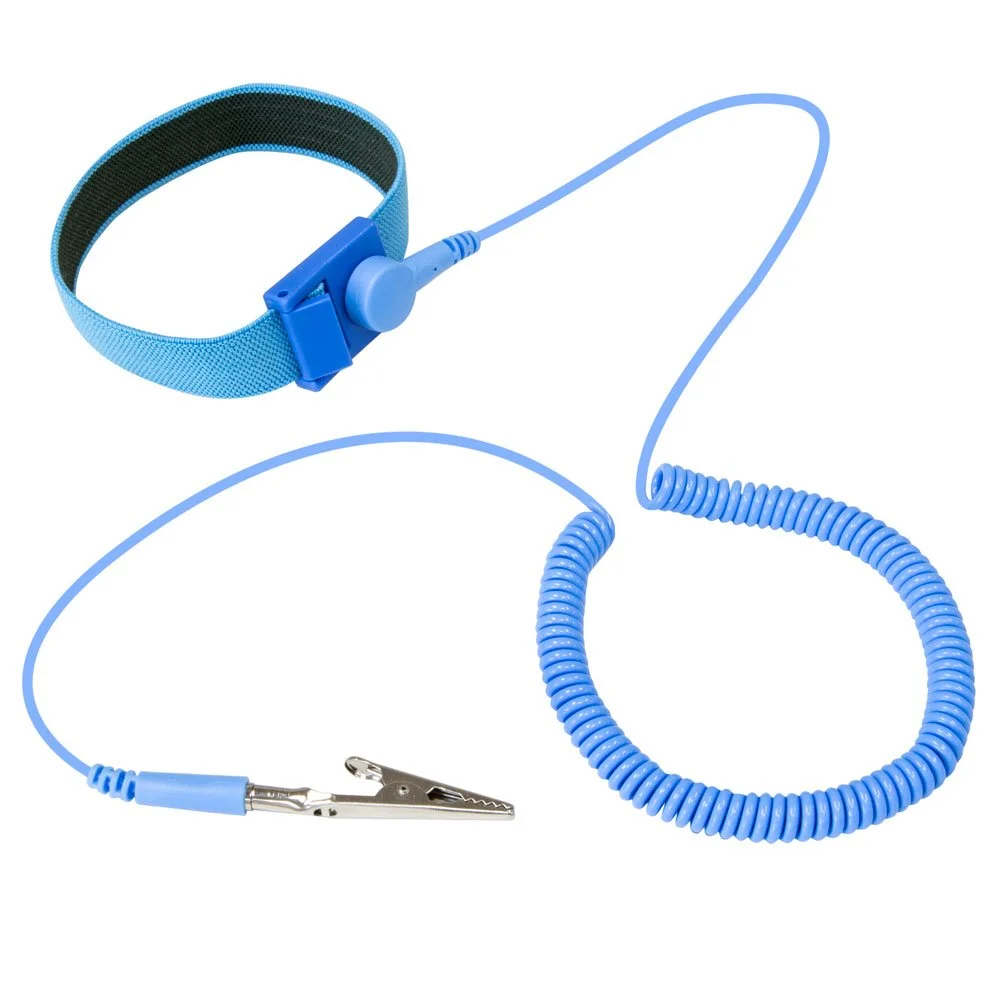 Adjustable ESD Wrist Strap Anti Static Band with Cord