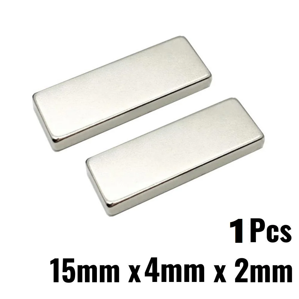 15x4x2mm Neodymium Magnet Rectangular Type Super Strong