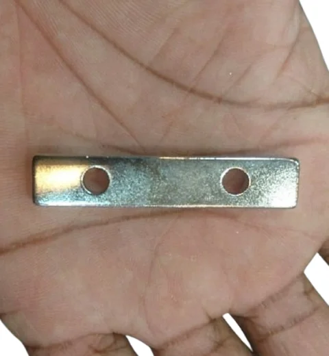 48x9x3mm Rectangular Neodymium Magnet with Countersunk Hole