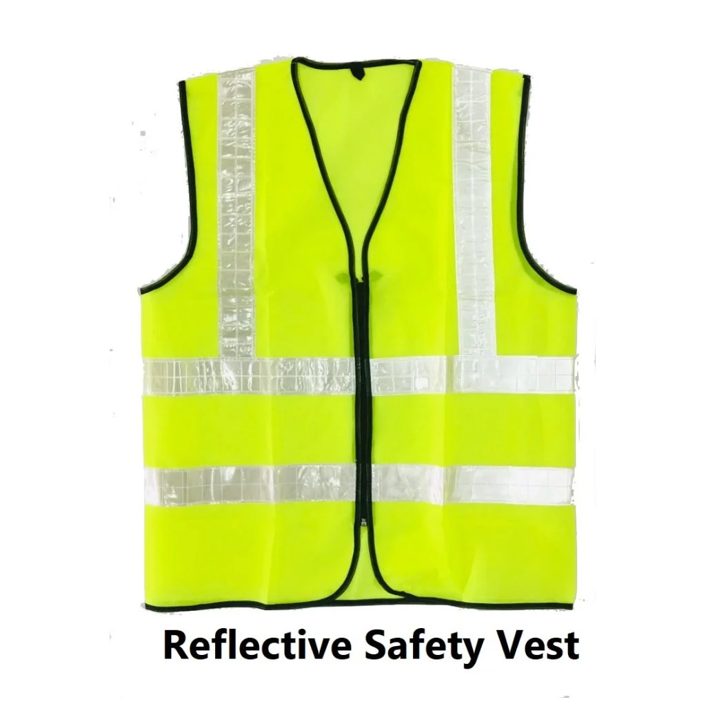 Reflective Safety Vest High Visibility With Zipper