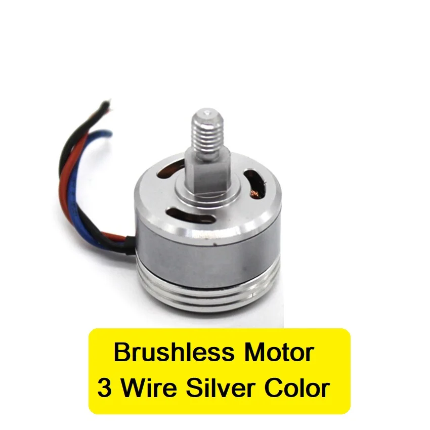 Silver 3-Wire BLDC Motor Heavy Duty Drone Motor