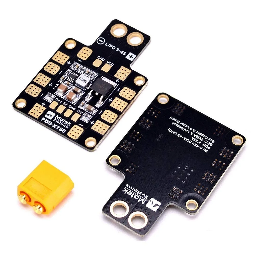 PDB XT60 Power Distribution Board with 5V 12V BEC Output