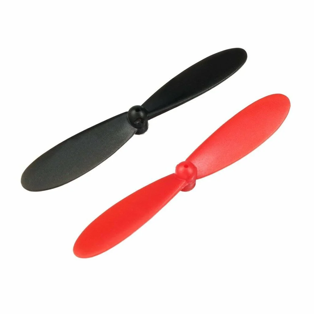 1Pair 55mm Red & Black Mini Fans Motor Propeller 716