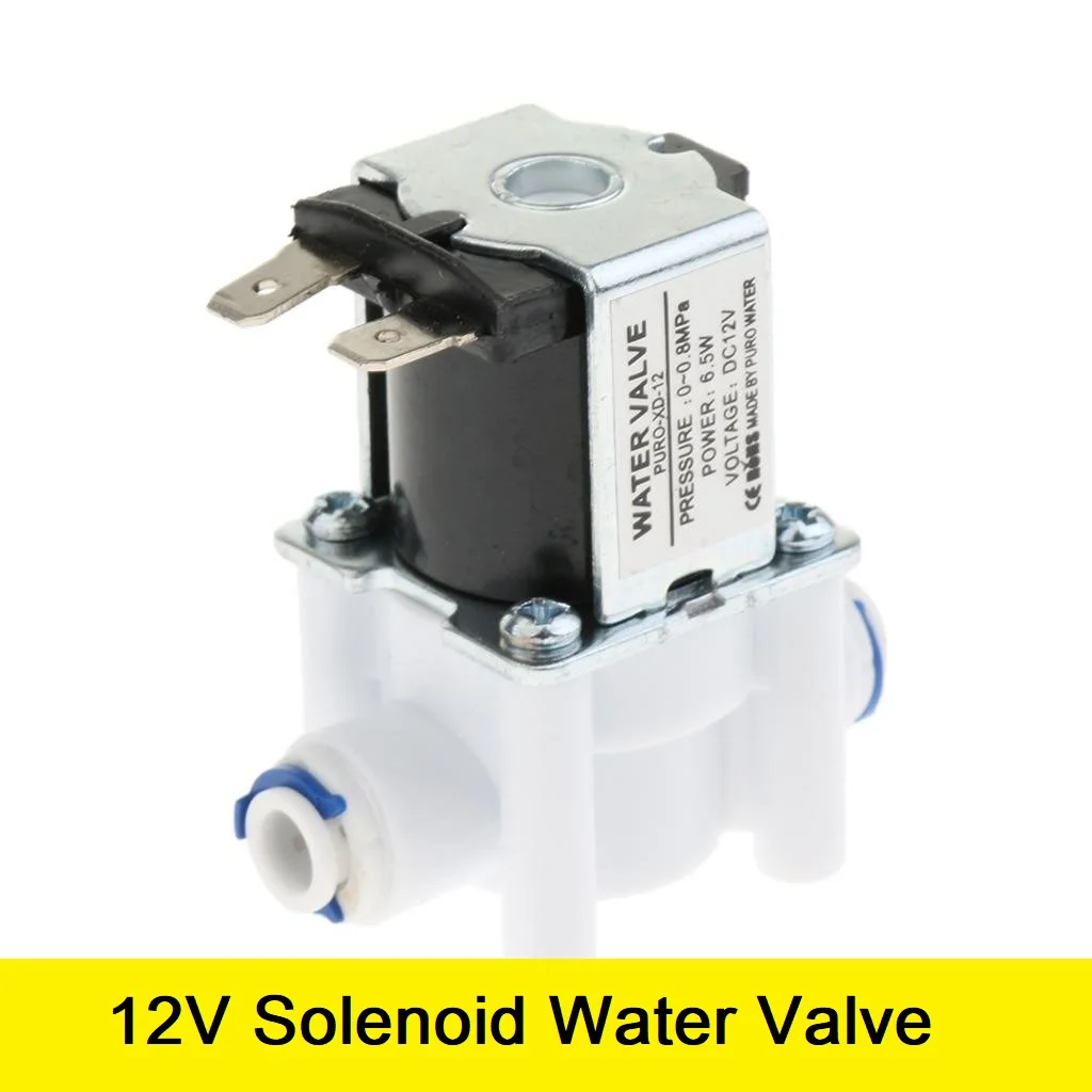 Buy 12V Solenoid Valve 3/8 Inch Water Inlet Control Valve