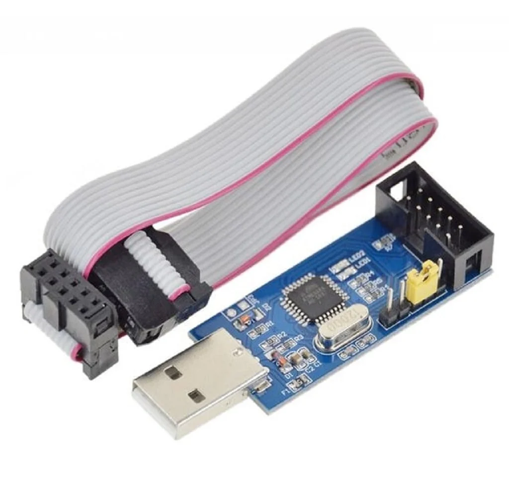 Buy USBASP USB ISP Programmer 10 Pin ATMEGA8 3.3V/5V Cable