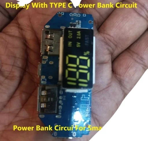 Buy Type C LCD Power Bank Circuit Dual USB 5V 2.1A Module