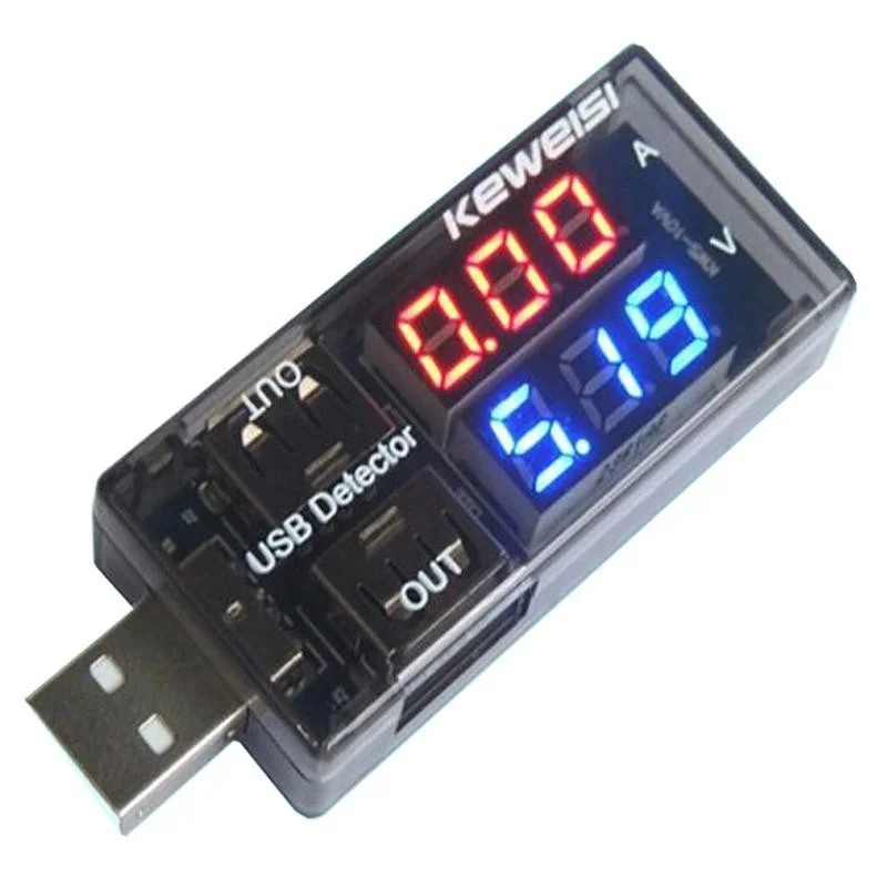 Charger Doctor USB Voltage Amp Tester Dual Display Meter