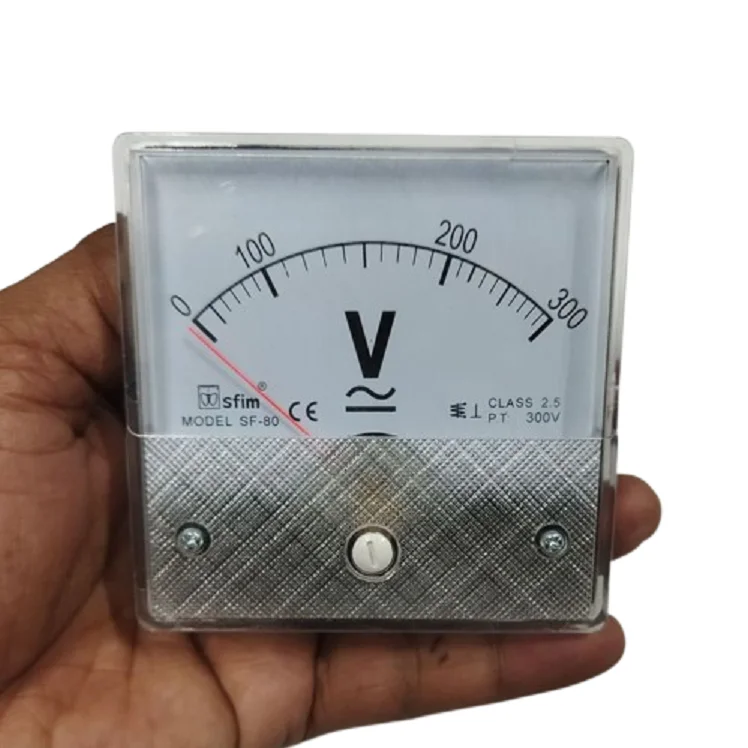 Buy AC 0–300V Analog Voltage Panel Meter Gauge