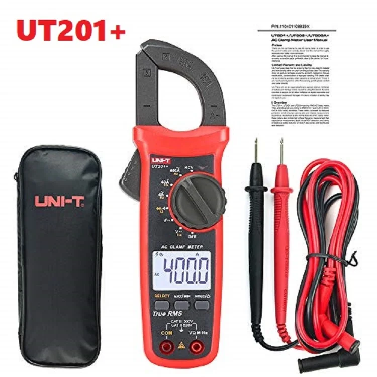 Buy UNI-T UT201+ True RMS Auto Clamp Meter AC DC Multimeter