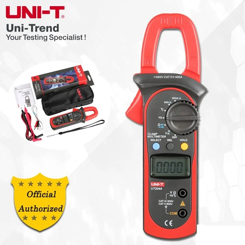 Buy UNI-T UT204+ 600A True RMS Clamp Multimeter Auto Range