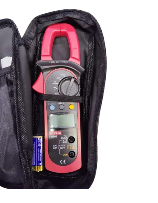 TOPLIA TM203 400A True RMS Clamp Multimeter Auto Range