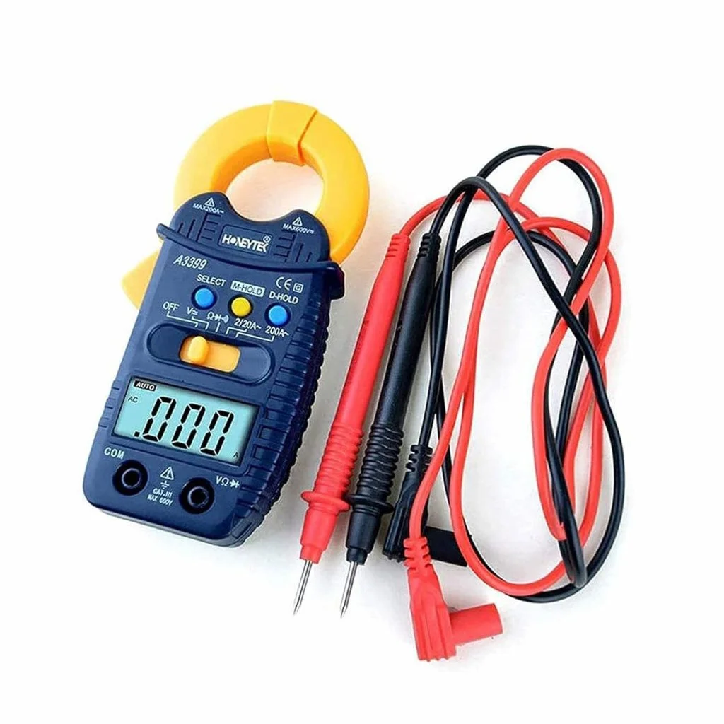 Buy HONEYTEK A3399 Clamp Meter Digital Multimeter Tester