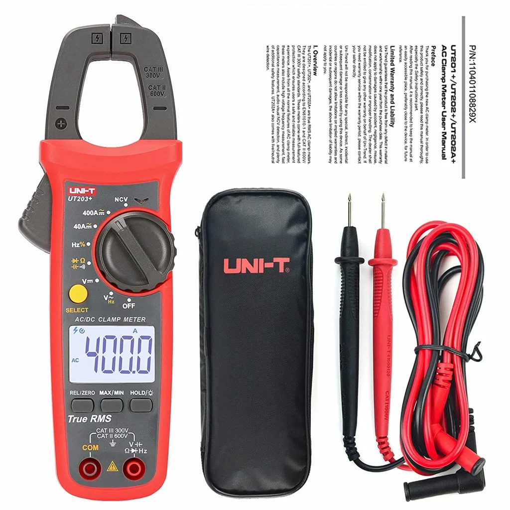 Buy UNI-T UT203+ 400A Digital Clamp Meter True RMS Tester