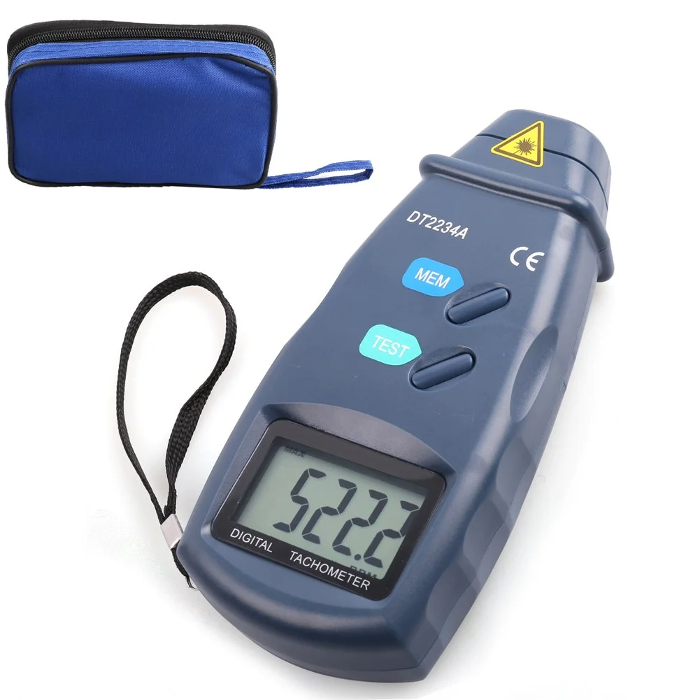 Buy DT2234A Laser Digital Tachometer Non Contact RPM Meter