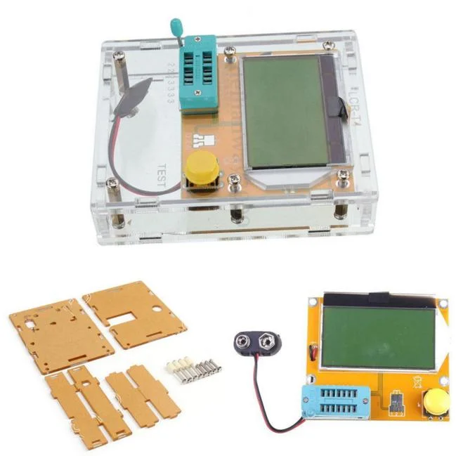 Buy LCR-T4 Component Tester With Acrylic Case LCD ESR Meter