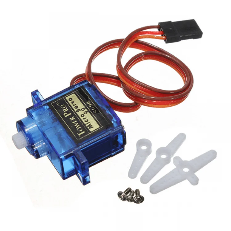 Buy SG90 Plastic Gear Servo Motor 1.2kg.cm 180° Rotation
