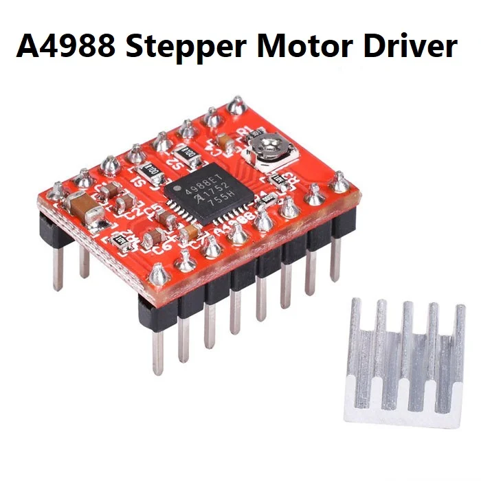 Buy A4988 Stepper Motor Driver Module With Heatsink